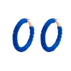 Pendientes surferos azul klein