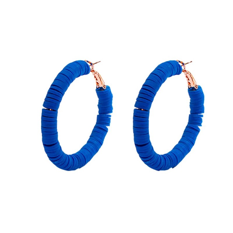 Pendientes surferos azul klein