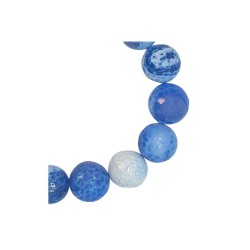 Detalle de brazalete de agata azul