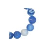 Detalle de brazalete de agata azul