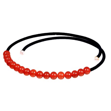 Gargantilla de Cornalinas naturales